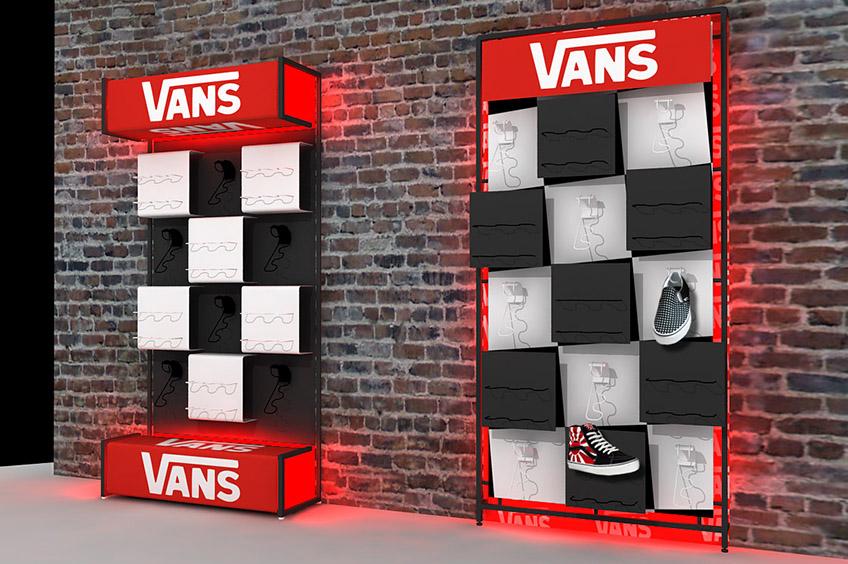 POS-стенд для магазина Vans