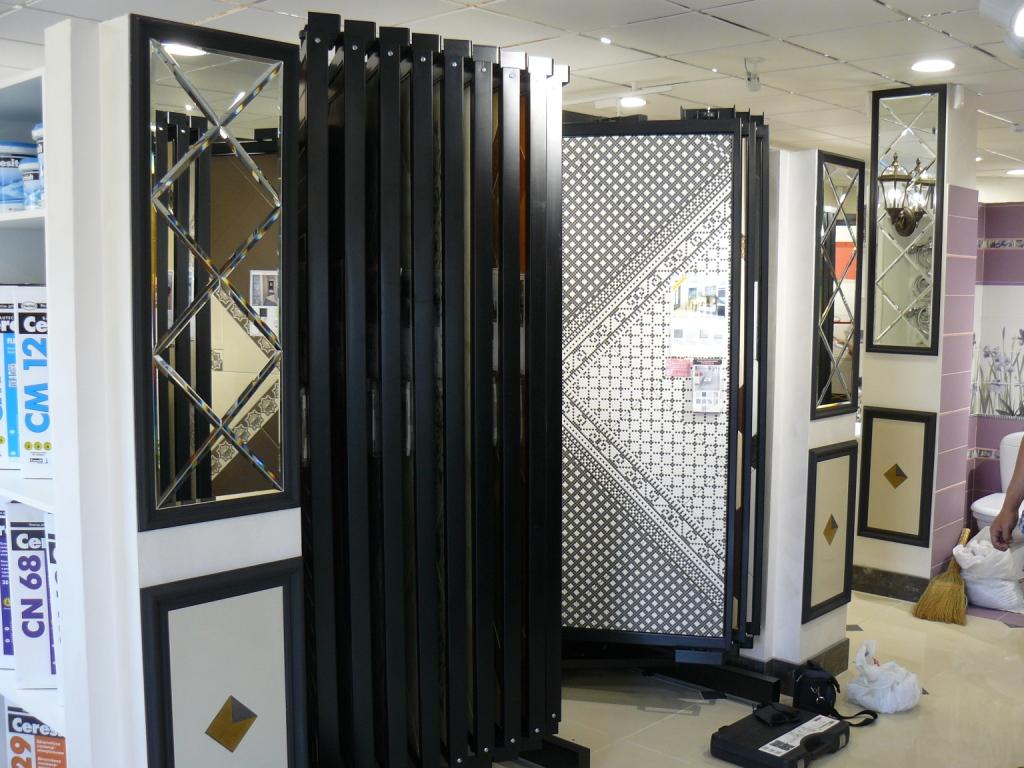 Фото стендов с керамической плиткой