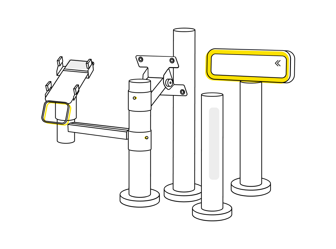 Рисунок кронштейны для дисплеев