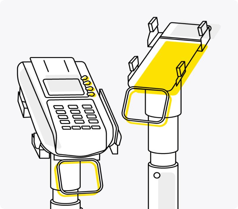Держатели для пин-падов, кронштейны для мониторов