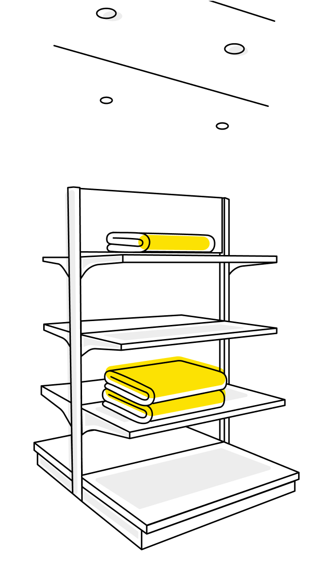 Торговые стеллажи для магазинов